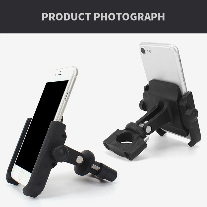 Newly Universal Motorcycle Scooter Handlebar Rearview Mirror Mount Holder Phone Mobile USB Charger BFE88 | Спорт и развлечения