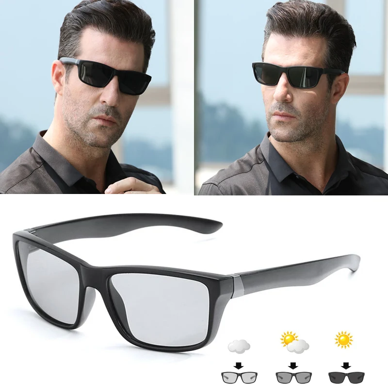 Men's Photochromic Polarized Sunglasses Chameleon Driving Eyewear Men Women Drivers Fishing UV400 Sun Glasses Male Eyeglasses
Men's Photochromic Polarized Sunglasses Chameleon Driving Eyewear Men Women Drivers Fishing UV400 Sun Glasses Male Eyeglasses