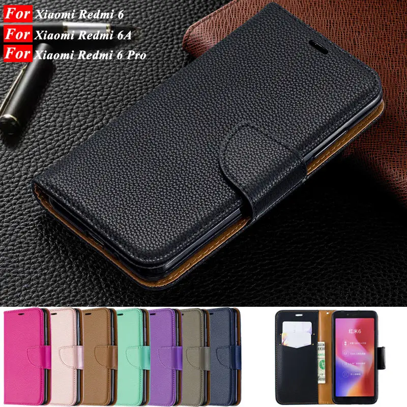 Litchi Leather Case For Xiaomi Redmi 6 Case Flip Book Wallet Stand Cover Redmi 6A Phone cover For Xiaomi Redmi 6 Pro Cover Coque
Litchi Leather Case For Xiaomi Redmi 6 Case Flip Book Wallet Stand Cover Redmi 6A Phone cover For Xiaomi Redmi 6 Pro Cover Coque