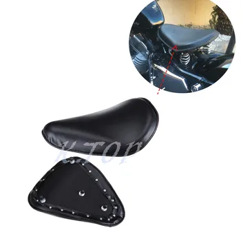 12.6" x 9.8" Black Leather Softail Solo Seat Fit For Harley Sportster Bobber Chopper
12.6" x 9.8" Black Leather Softail Solo Seat Fit For Harley Sportster Bobber Chopper