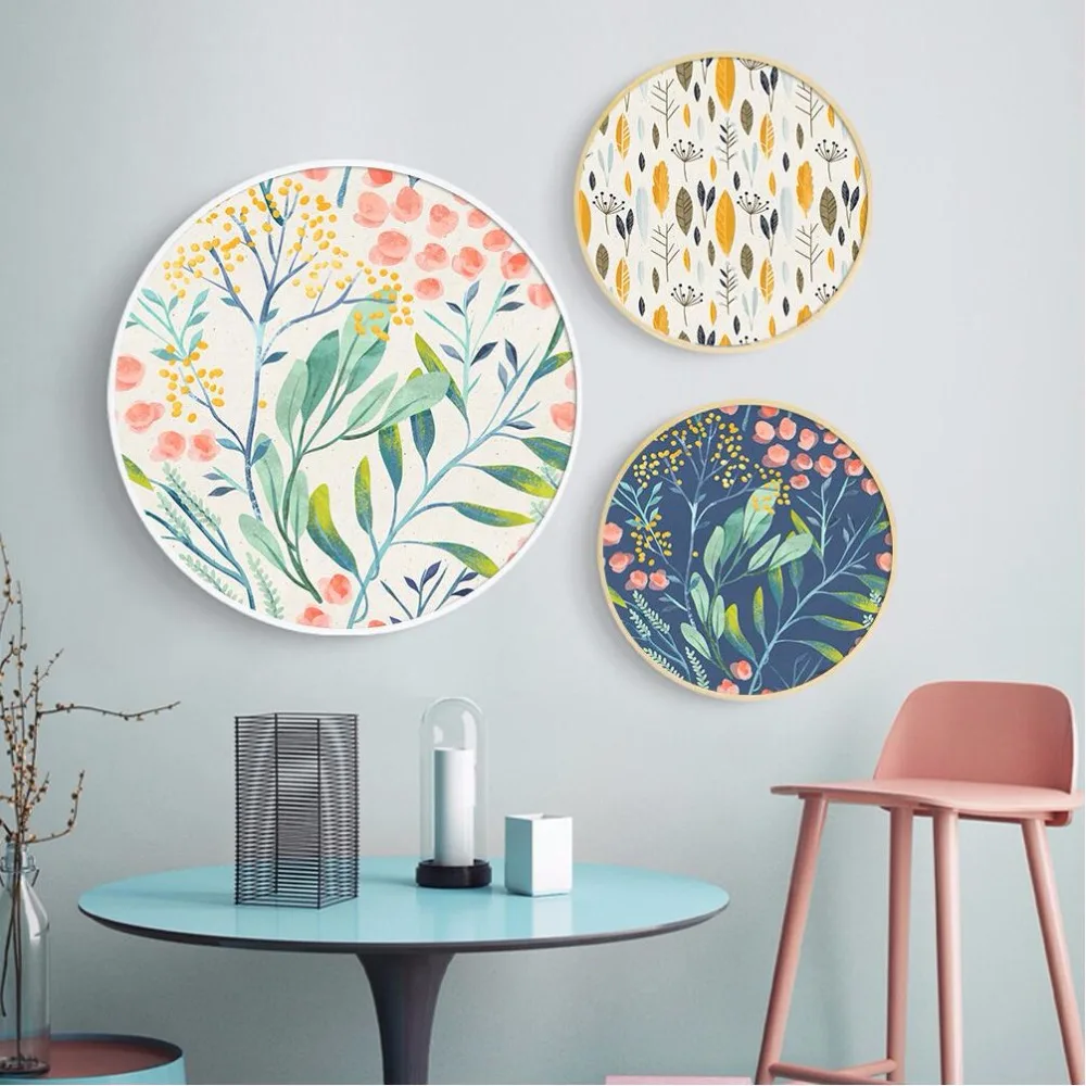 Nordic Home Decor Small Fresh Flower Canvas Painting Oil Painting Wall Pictures For Living Room Round Posters Cuadros Decoracion
Nordic Home Decor Small Fresh Flower Canvas Painting Oil Painting Wall Pictures For Living Room Round Posters Cuadros Decoracion