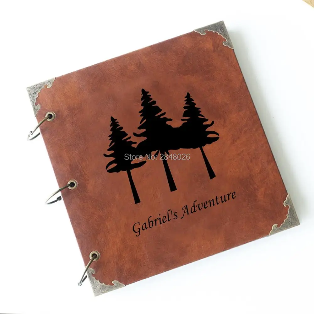 Custom Pine Trees photo album, self adhesive photo album, three ring binder wedding guestbook, custom gift
Custom Pine Trees photo album, self adhesive photo album, three ring binder wedding guestbook, custom gift