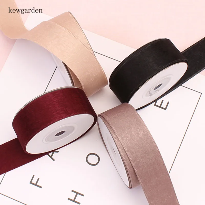 Kewgarden Double Face Thick Velvet Satin Ribbons 1-1/2" 1" 3/8" Handmade Tape DIY Bowknot Ribbon Riband Packing Ribbon 5 meters
Kewgarden Double Face Thick Velvet Satin Ribbons 1-1/2" 1" 3/8" Handmade Tape DIY Bowknot Ribbon Riband Packing Ribbon 5 meters