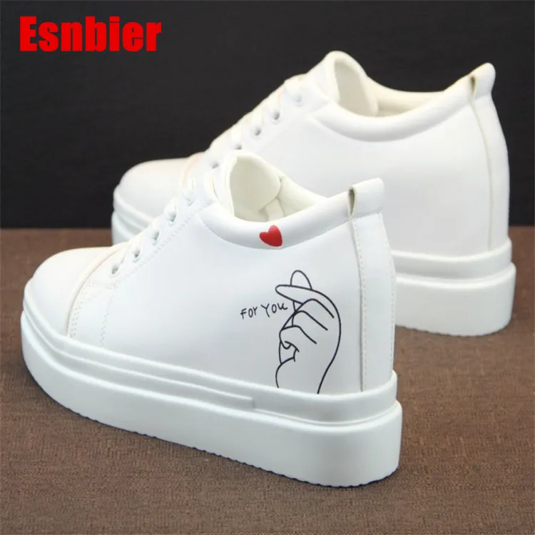 Woman Platform Wedges 2019 Super High Heels 8cm Casual Shoes White Lacing Ladies Leisure Casual Sneakers Shoes Woman
Woman Platform Wedges 2019 Super High Heels 8cm Casual Shoes White Lacing Ladies Leisure Casual Sneakers Shoes Woman