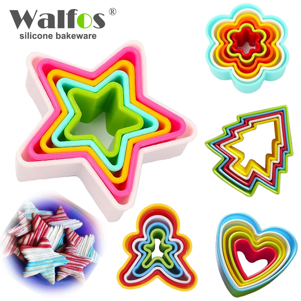 WALFOS 1 set Cookies cutter slicer frame cake diy mold heart shape decor edge cutter party plastic cookies maker pastry tools
WALFOS 1 set Cookies cutter slicer frame cake diy mold heart shape decor edge cutter party plastic cookies maker pastry tools