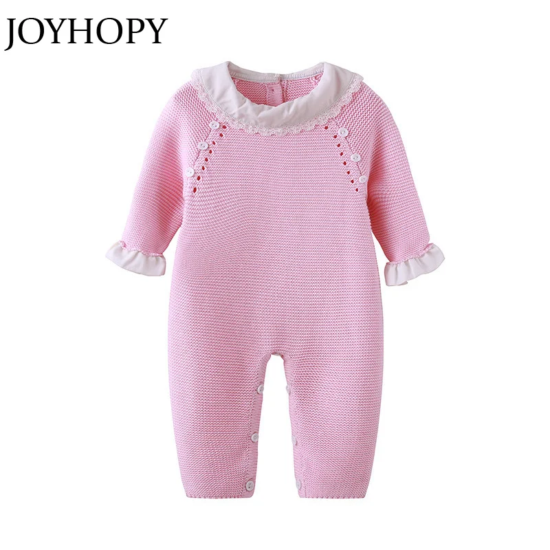 Newborn Baby Girl Romper Jumpsuit Pink Sweet Ruffle Knitted Cotton Infant Baby Clothes Cotton Knitted Baby Girl Rompers
Newborn Baby Girl Romper Jumpsuit Pink Sweet Ruffle Knitted Cotton Infant Baby Clothes Cotton Knitted Baby Girl Rompers