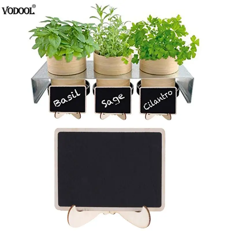 VODOOL Mini Wooden Blackboard Stand Message Boards Clips Standing Note Chalkboard for Wedding Party Coffee Bar Decoration
VODOOL Mini Wooden Blackboard Stand Message Boards Clips Standing Note Chalkboard for Wedding Party Coffee Bar Decoration