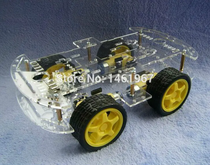 Smart car chassis / 4WD / 4 wheel drive force chronological / Qiangci, motor / belt the code disc / tachometer
Smart car chassis / 4WD / 4 wheel drive force chronological / Qiangci, motor / belt the code disc / tachometer