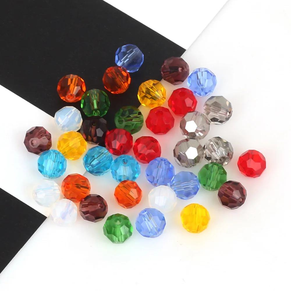 Mixed Colors 4mm 100pcs Circular Austria Faceted Crystal Glass Beads Loose Spacer Round Beads For Garment Crafts Decoration
Mixed Colors 4mm 100pcs Circular Austria Faceted Crystal Glass Beads Loose Spacer Round Beads For Garment Crafts Decoration
