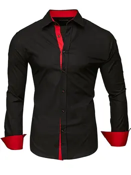 Men Shirt 2018 Male High Quality Long Sleeve Shirts Casual Slim Fit Black Man Dress Shirts Plus Size 4XL
Men Shirt 2018 Male High Quality Long Sleeve Shirts Casual Slim Fit Black Man Dress Shirts Plus Size 4XL