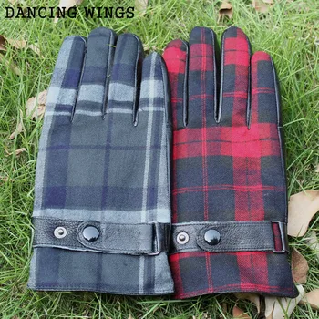 High Quality Genuine Leather Gloves For Men Thermal Winter Glove Fashion Grid Motorcycle Warm Mittens Red Grey
High Quality Genuine Leather Gloves For Men Thermal Winter Glove Fashion Grid Motorcycle Warm Mittens Red Grey