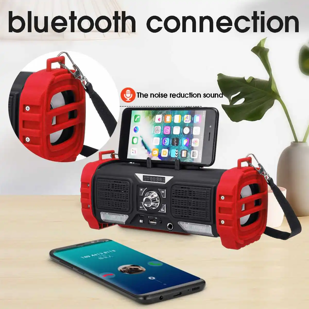 20W 2200mAh Hifi Portable Wireless bluetooth Speaker Mobiles Phone Holder Type Column Bass Subwoofer Soundbar FM Radio USB TF
20W 2200mAh Hifi Portable Wireless bluetooth Speaker Mobiles Phone Holder Type Column Bass Subwoofer Soundbar FM Radio USB TF
