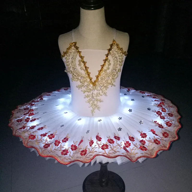 Plum Flower Professional Led Tutu Kids Ballet Costume Swan Lake Ballerina Dress Starlight Children Girls Dance Luminous Dress
Plum Flower Professional Led Tutu Kids Ballet Costume Swan Lake Ballerina Dress Starlight Children Girls Dance Luminous Dress