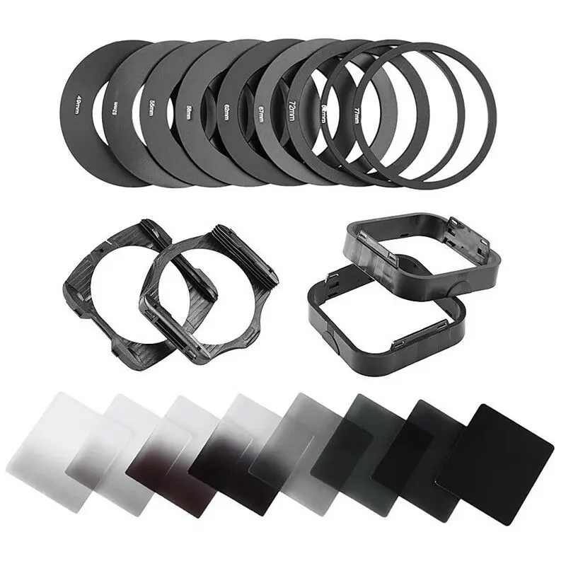 Hot Camera Filtor Gradient Neutral Density Gradual ND Square Resin Filters Adapter Rings Holder Cokin P Series system for DSLR
Hot Camera Filtor Gradient Neutral Density Gradual ND Square Resin Filters Adapter Rings Holder Cokin P Series system for DSLR