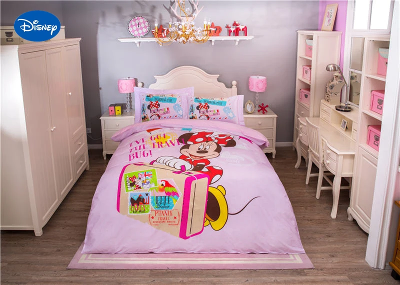 Pink Disney Cartoon Minnie Mouse Cartoon 3D Printed Bedding Set for Girls Bedroom Decor Cotton Bedspread Duvet Cover Single Twin
Pink Disney Cartoon Minnie Mouse Cartoon 3D Printed Bedding Set for Girls Bedroom Decor Cotton Bedspread Duvet Cover Single Twin