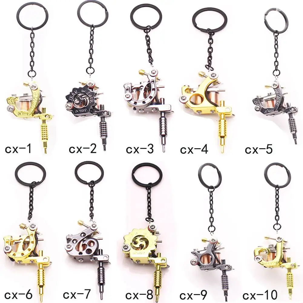 Mini Tattoo Machine Pendant Key Chain Portable Key Finder Keyrings Trendy Jewelry Ring Earrings Necklace
Mini Tattoo Machine Pendant Key Chain Portable Key Finder Keyrings Trendy Jewelry Ring Earrings Necklace