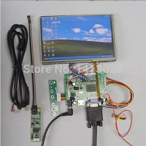 DIY 7" Inch N070ICG-LD1/LD4 LCD Panel + LCD Controller board + Touch Screen + Remote
DIY 7" Inch N070ICG-LD1/LD4 LCD Panel + LCD Controller board + Touch Screen + Remote