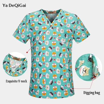 Dentistry pet doctor workwear medical clothing Unisex Medical scrubs nursing top spa uniform surgical top+cap+mask men and women
Dentistry pet doctor workwear medical clothing Unisex Medical scrubs nursing top spa uniform surgical top+cap+mask men and women