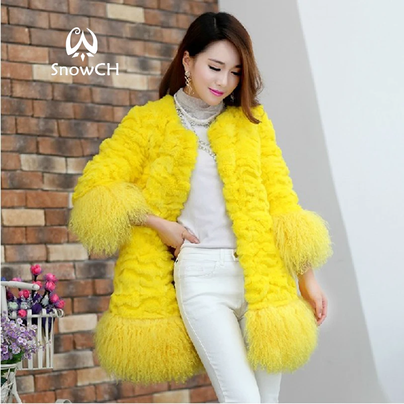 Genuine Rabbit fur coat women fashion long rabbit fur jacket with lamb fur hem winter fur coat Free shipping EMS F587
Genuine Rabbit fur coat women fashion long rabbit fur jacket with lamb fur hem winter fur coat Free shipping EMS F587