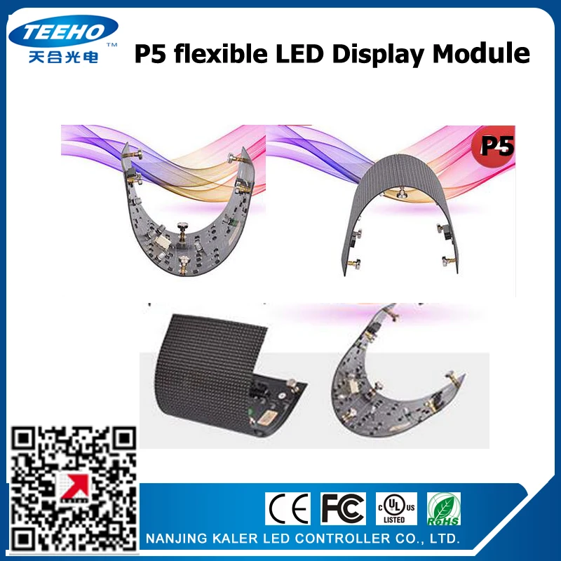 HOT SALE TEEHO P5 indoor SMD2121 flexible LED Display module soft display led panel creative LED display screen video wall
HOT SALE TEEHO P5 indoor SMD2121 flexible LED Display module soft display led panel creative LED display screen video wall