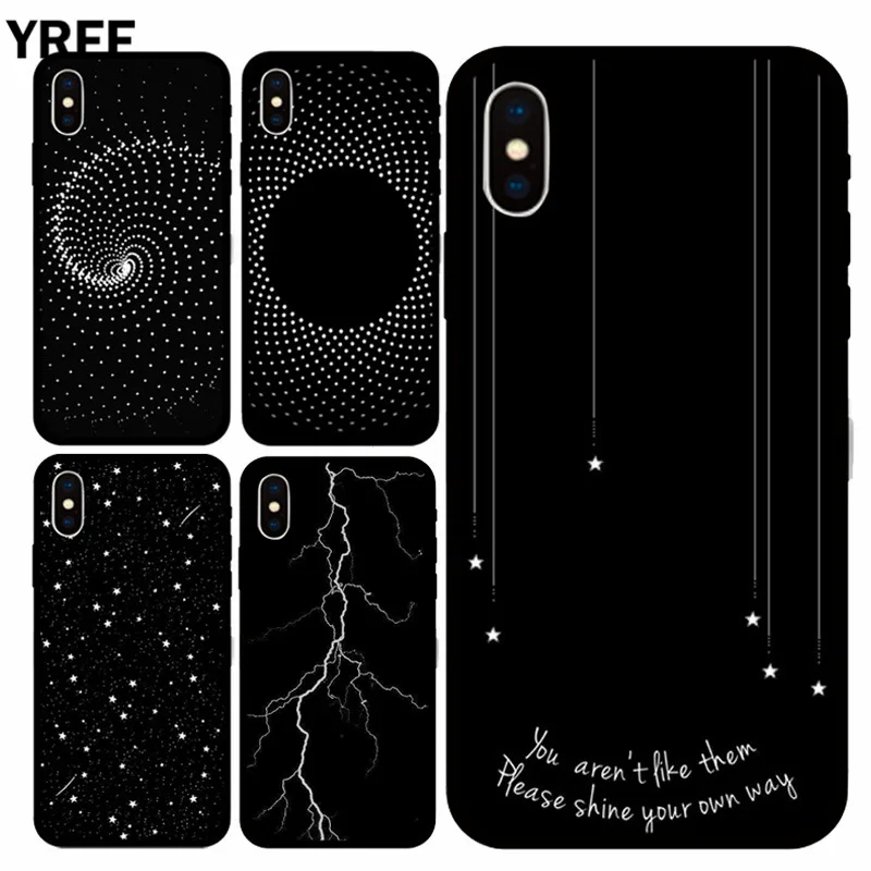 Phone case For iphone 8 7 6 6s plus soft Case Star sky lightning pattern Fundas Coque black Cover For iphone XR X XS Max case
Phone case For iphone 8 7 6 6s plus soft Case Star sky lightning pattern Fundas Coque black Cover For iphone XR X XS Max case