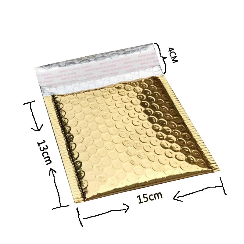 10pcs CD/VCD Packaging Shipping Bubble Mailers gold Plastic Padded Envelopes Gift Bag Bubble Mailing Envelope Bag 15x13cm+4cm
10pcs CD/VCD Packaging Shipping Bubble Mailers gold Plastic Padded Envelopes Gift Bag Bubble Mailing Envelope Bag 15x13cm+4cm