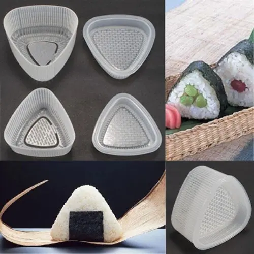 2PCs Triangular Form Sushi Mold Onigiri Rice Ball Frame Food Mould Decorating Tools
2PCs Triangular Form Sushi Mold Onigiri Rice Ball Frame Food Mould Decorating Tools