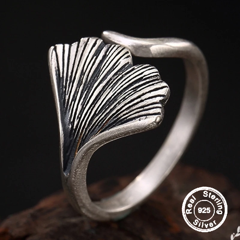 NOT FAKE S925 Fine Jewelry Ring 925 Sterling Silver gingko leaf Women Handmade Vintage Natural Retro Exquisite Semi Gemstone
NOT FAKE S925 Fine Jewelry Ring 925 Sterling Silver gingko leaf Women Handmade Vintage Natural Retro Exquisite Semi Gemstone
