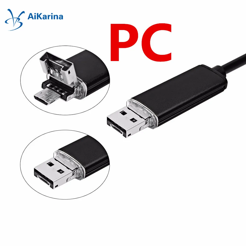 Aikarina 5.5mm Lens 2m Waterproof Micro USB Endoscope Android Endoscope Camera with 6LED Inspection Borescope for SmartPhone PC
Aikarina 5.5mm Lens 2m Waterproof Micro USB Endoscope Android Endoscope Camera with 6LED Inspection Borescope for SmartPhone PC