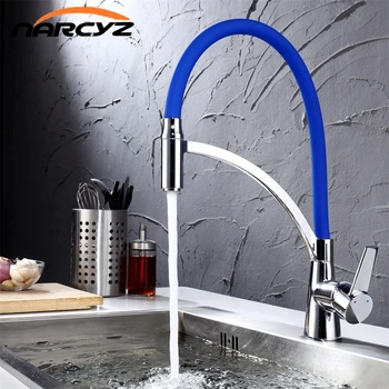 Black and Bule Finish Kitchen Sink Faucet Deck Mount Pull Out Dual Sprayer Nozzle Hot Cold Mixer Water Taps XT-105
Black and Bule Finish Kitchen Sink Faucet Deck Mount Pull Out Dual Sprayer Nozzle Hot Cold Mixer Water Taps XT-105