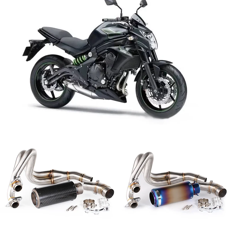 Modified For kawasaki ER6n stainless steel front elbow large displacement barrel sports car sound exhaust pipe universal
Modified For kawasaki ER6n stainless steel front elbow large displacement barrel sports car sound exhaust pipe universal
