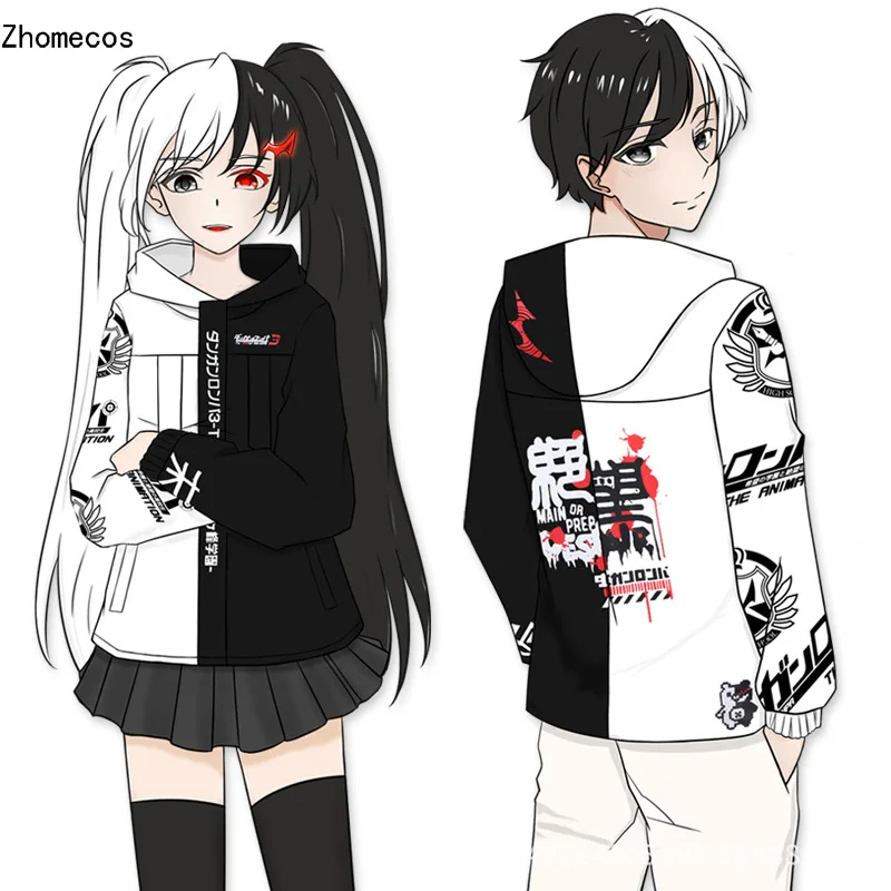 Adult Unisex Anime Danganronpa V3 Monokuma Cotton Hooded Hoodie Jacket Costumes Cosplay For Woman Man Pluz Size
Adult Unisex Anime Danganronpa V3 Monokuma Cotton Hooded Hoodie Jacket Costumes Cosplay For Woman Man Pluz Size