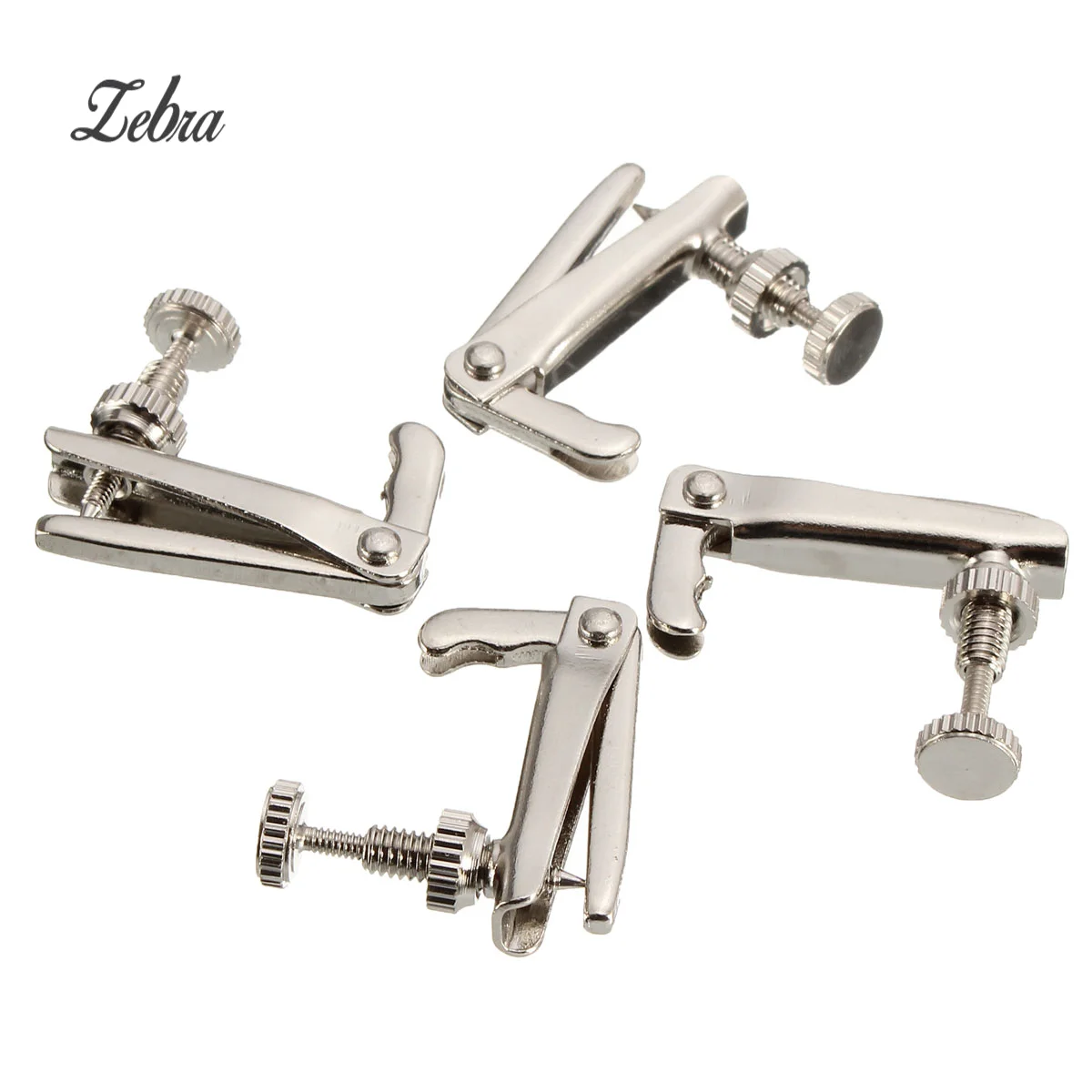 4pcs Violin Fine Tuner Adjuster Copper Nickel Alloy Silver for 3/4 4/4 Size Violin Accessories
4pcs Violin Fine Tuner Adjuster Copper Nickel Alloy Silver for 3/4 4/4 Size Violin Accessories