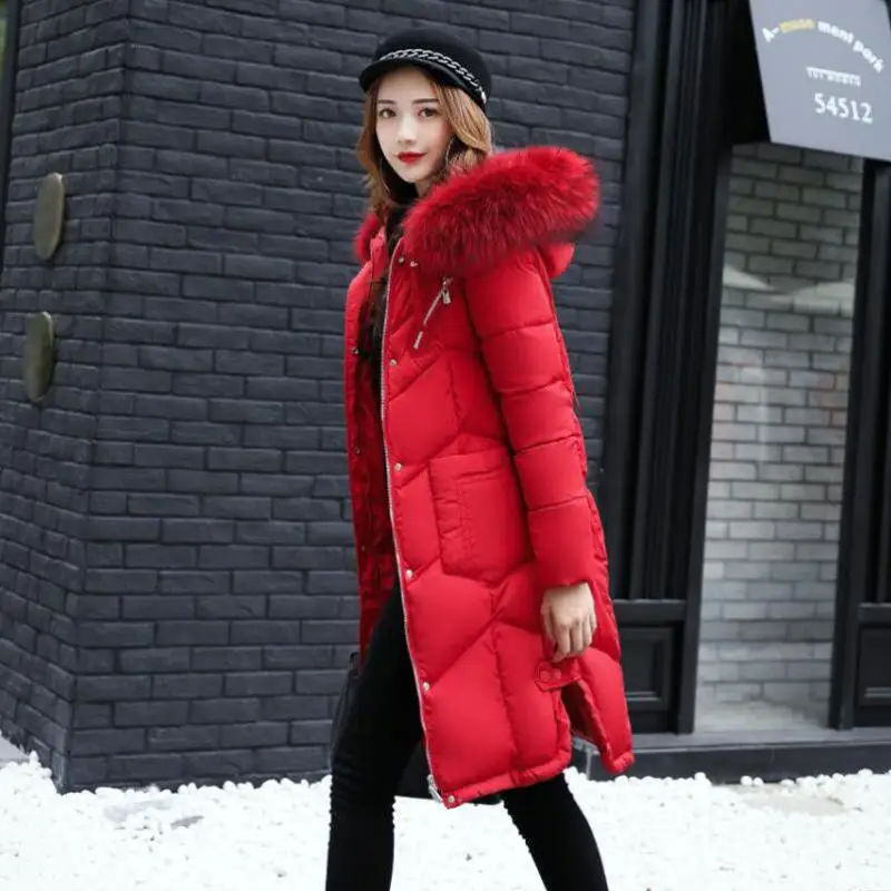 Fashion Snow Wear Large Fur Collar Ladies Coats 2017 Winter Coat Women Parka Long Thick Slim Womens Coats And Jackets Outerwear
Fashion Snow Wear Large Fur Collar Ladies Coats 2017 Winter Coat Women Parka Long Thick Slim Womens Coats And Jackets Outerwear