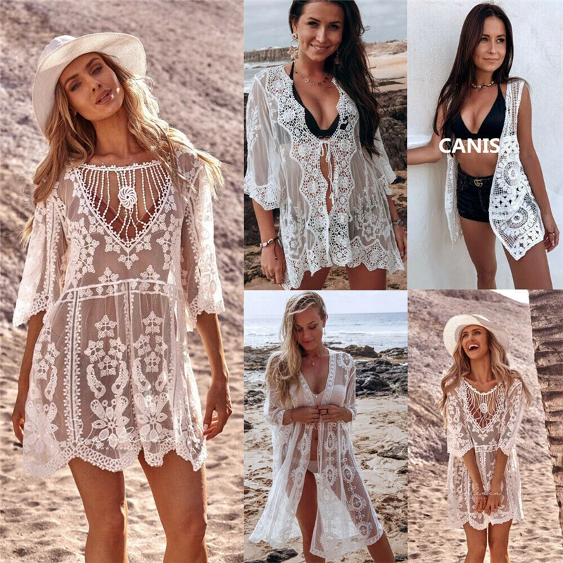 2019 New Fashion Women Lady Beachwear Swimwear Lace Bikini Cover Up Dress Summer Loose Beach Style Sarong Sundress
2019 New Fashion Women Lady Beachwear Swimwear Lace Bikini Cover Up Dress Summer Loose Beach Style Sarong Sundress