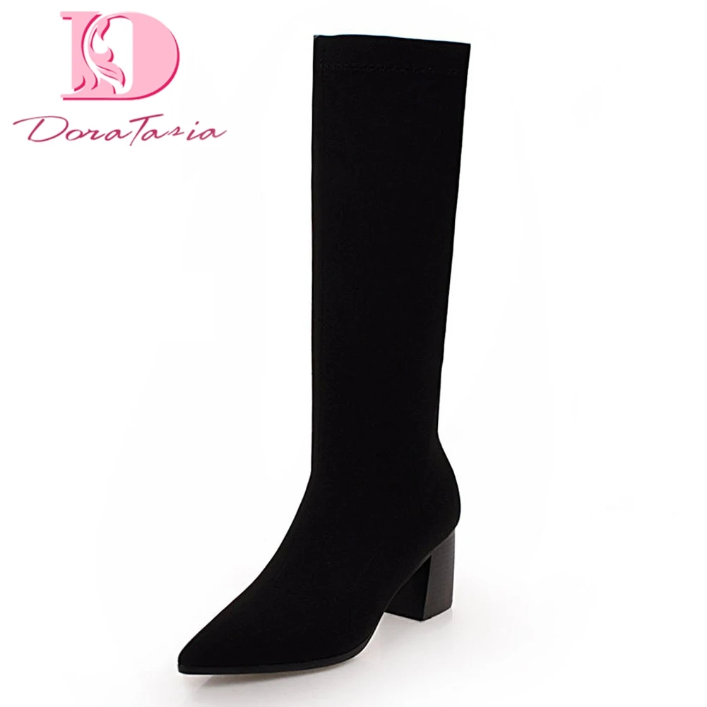 Doratasia 2018 Large Size 33-43 Hot Sale Boots Women Shoes Fashion High Heels Riding Boots Female Shoes Woman
Doratasia 2018 Large Size 33-43 Hot Sale Boots Women Shoes Fashion High Heels Riding Boots Female Shoes Woman