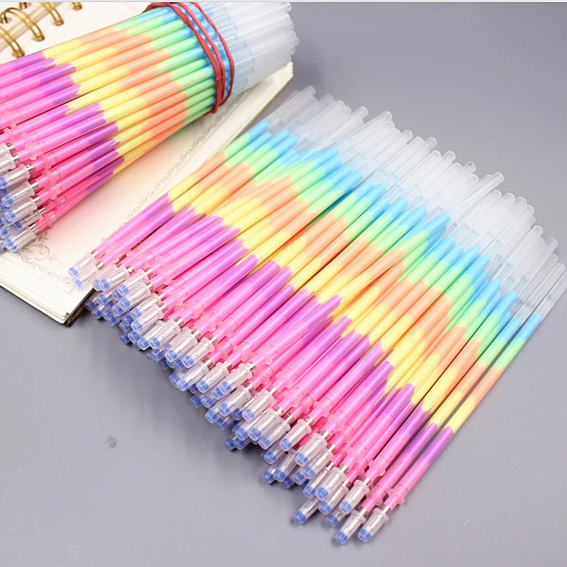 Фото 5 шт./лот разноцветные радужные заправляемые маркеры Гелевые Ручки | Гелевые ручки (32959021113)