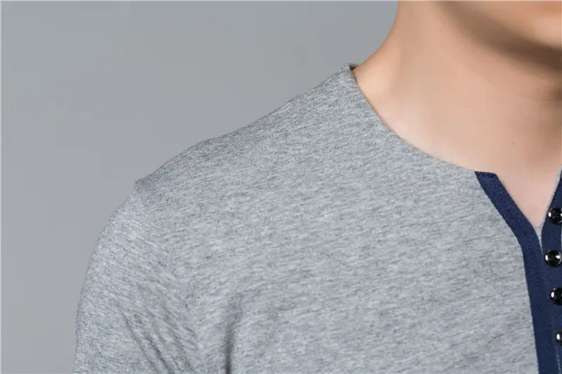 COODRONY Pure Cotton Henry Collar Long Sleeve Slim Fit Shirt for Men COODRONY Pure Cotton Henry Collar Long Sleeve Slim Fit Shirt for Men