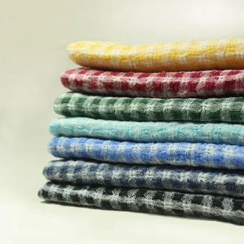 Hand-made clothing fabric dyed yarn-dyed washed linen fabric artists stray small grid style first
Hand-made clothing fabric dyed yarn-dyed washed linen fabric artists stray small grid style first