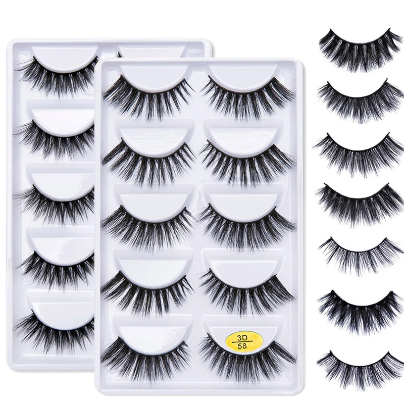 SEXYSHEEP 5 pairs 3D Mink Eyelashes Natural False Eyelashes 12style Lashes Soft Fake Eyelashes Extension Makeup Kit Cilios
SEXYSHEEP 5 pairs 3D Mink Eyelashes Natural False Eyelashes 12style Lashes Soft Fake Eyelashes Extension Makeup Kit Cilios