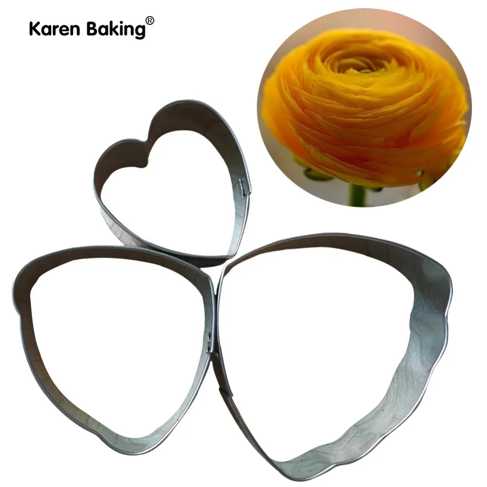 Ranunculus Flowers Stainless Steel Cutters Sets Flower Making Mold Cake Decorating Tools A388
Ranunculus Flowers Stainless Steel Cutters Sets Flower Making Mold Cake Decorating Tools A388