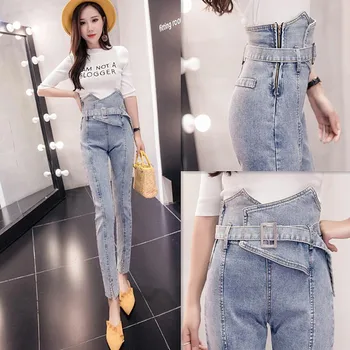 Femme Denim Pencil Pants Fashion Summer Boyfriend Jeans For Women Vintage High Waist Washed Button Blue Denim Harem Jeans
Femme Denim Pencil Pants Fashion Summer Boyfriend Jeans For Women Vintage High Waist Washed Button Blue Denim Harem Jeans