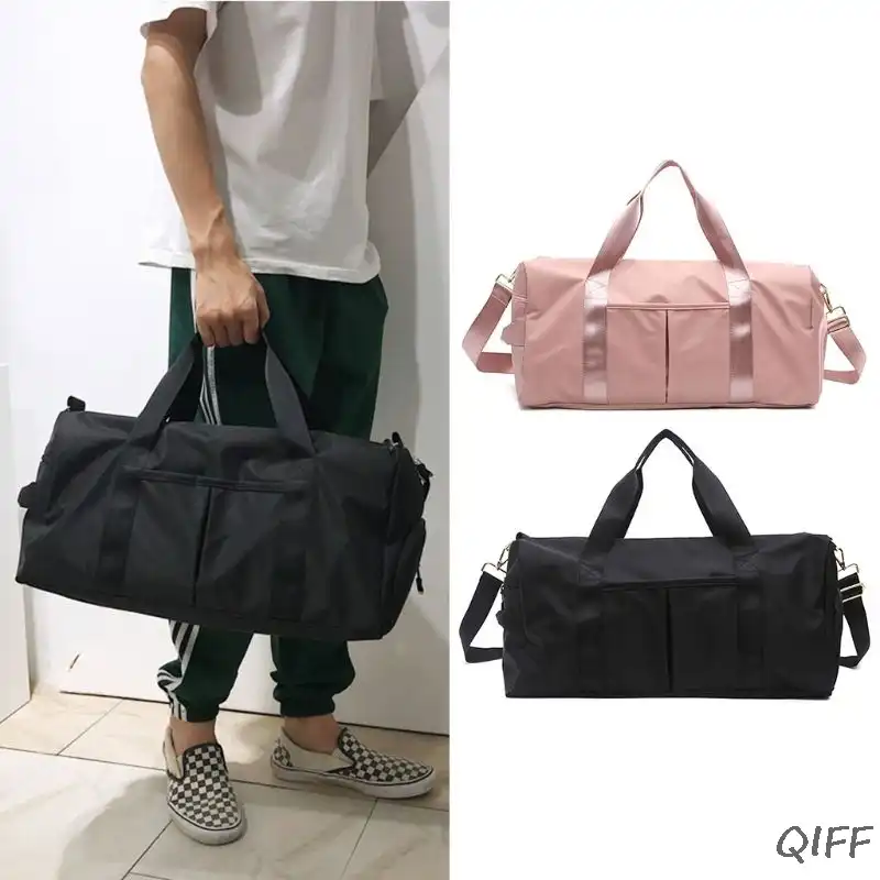Large Sport Yoga Fitness Gym Bag Shoulder Duffle Men Women Handbag Wet Dry