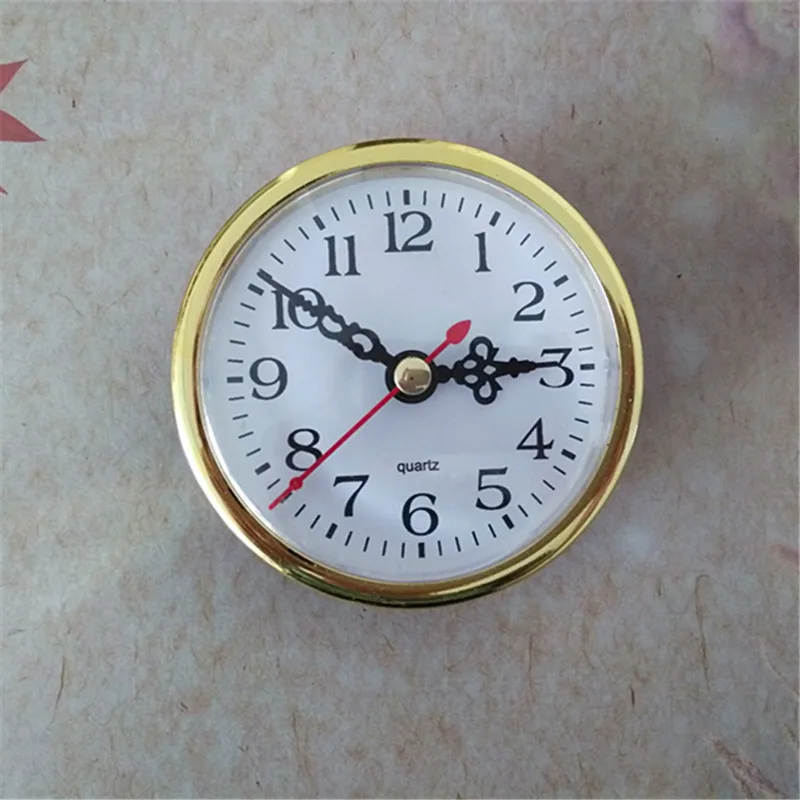 10PCS/Lot QUARTZ CLOCK FIT-UP/Insert Gold Trim Arabic Numeral White Insert Quartz Head Clock
10PCS/Lot QUARTZ CLOCK FIT-UP/Insert Gold Trim Arabic Numeral White Insert Quartz Head Clock