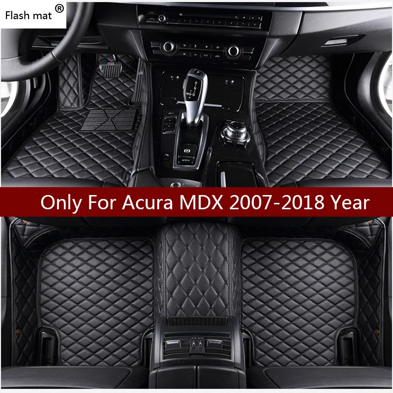 Flash mat кожаные автомобильные коврики в салон для Acura MDX 5 и 7 великолепных чехлов