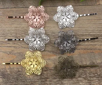 42mm Blank Bobby Pins Hairpin Bases Vintage Filigree Circle Flower Hair Clip DIY Findings Hair Accessories Women Hair Headwear
42mm Blank Bobby Pins Hairpin Bases Vintage Filigree Circle Flower Hair Clip DIY Findings Hair Accessories Women Hair Headwear