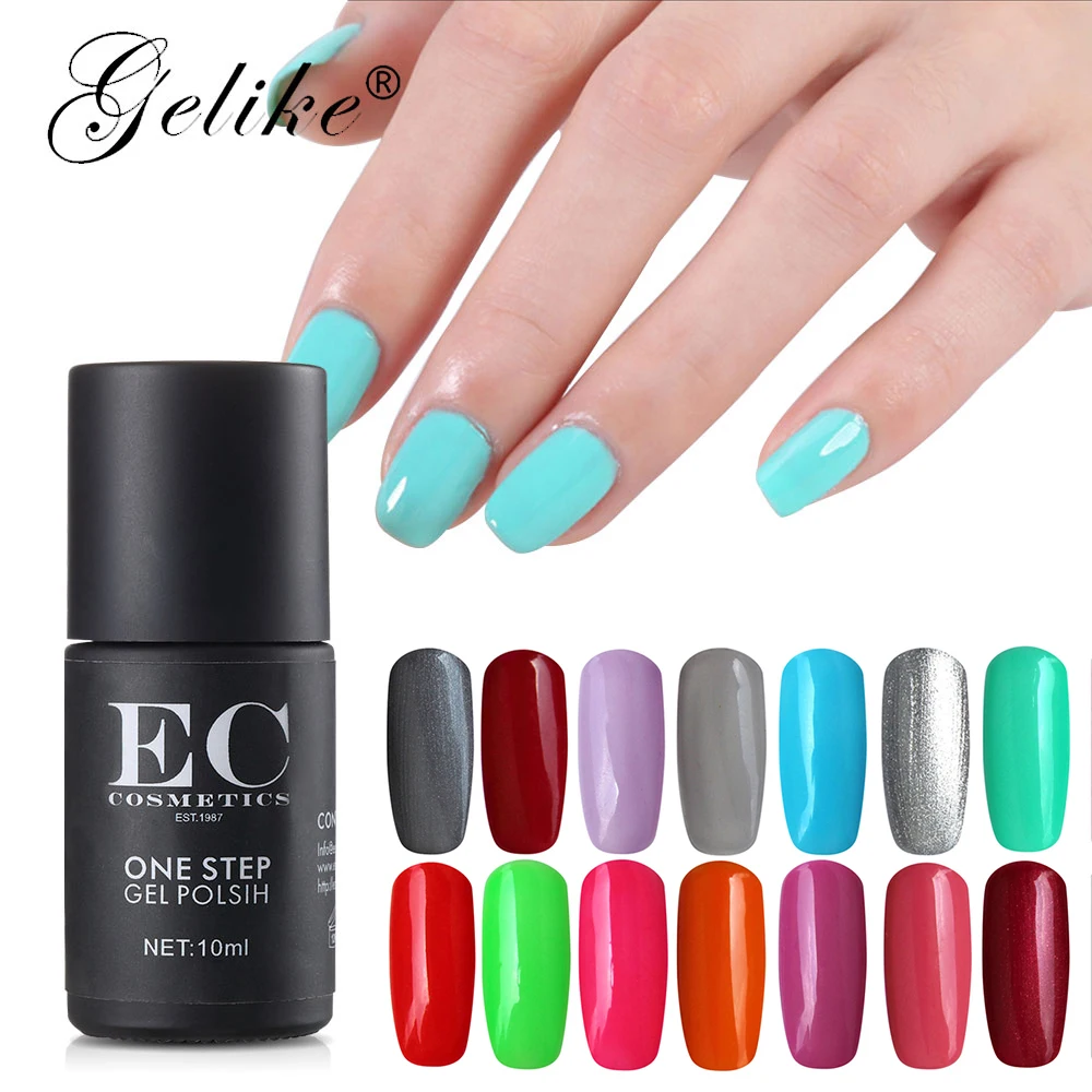 Gelike 10ml Nail Polish Colorful One Step UV LED Varnish Pen Art High Quality New Design Soak Off Lacquer
Gelike 10ml Nail Polish Colorful One Step UV LED Varnish Pen Art High Quality New Design Soak Off Lacquer