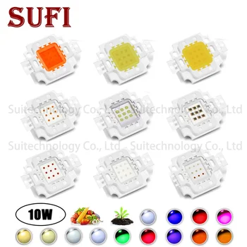 High Power 10W COB SMD Led Beads Chip Warm Natural Cool White Red Green Blue Amber Full Spectrum Lamp Bead For DIY Flood Light
High Power 10W COB SMD Led Beads Chip Warm Natural Cool White Red Green Blue Amber Full Spectrum Lamp Bead For DIY Flood Light