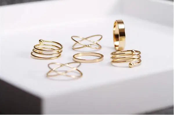 6 pcs/set Mid finger joint rings punk style gold and silver stackable spiral nail knuckle ring for women fashion jewelry
6 pcs/set Mid finger joint rings punk style gold and silver stackable spiral nail knuckle ring for women fashion jewelry