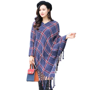 Large Size Loose Woman Winter Poncho Faux Rabbit Grid Shawls Irregular Cashmere Scarves For Women Warm Pullovers Cloak
Large Size Loose Woman Winter Poncho Faux Rabbit Grid Shawls Irregular Cashmere Scarves For Women Warm Pullovers Cloak